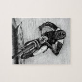 マウンテンバイク乗り ジグソーパズル (横)