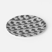 マウンテンバイク乗り ペーパープレート (アングル)