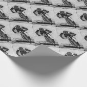 マウンテンバイク乗り ラッピングペーパー (角)