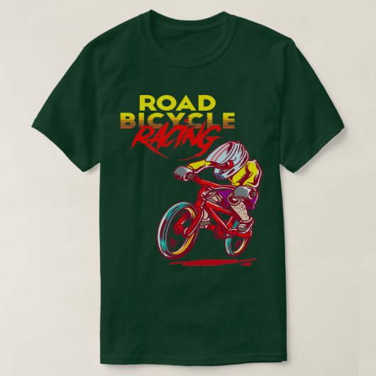 マウンテンバイク乗り(2) Tシャツ (デザイン正面)