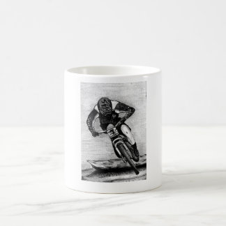 マウンテンバイク乗りMTBランデグラカップ コーヒーマグカップ