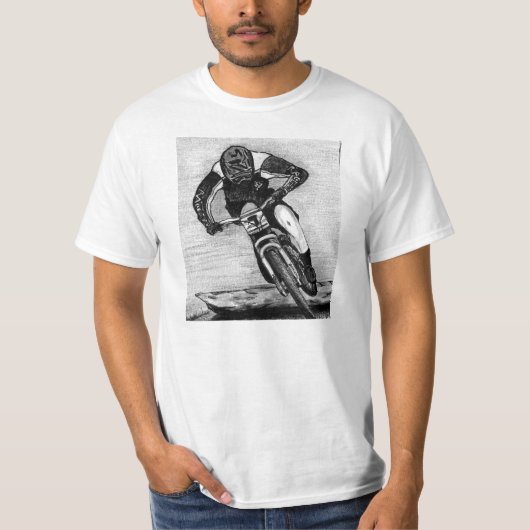 マウンテンバイク乗りMTBランデグラカップ Tシャツ (正面)