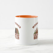 マウンテンバイク好きなパパのヴィンテージ マグカップ (中央)