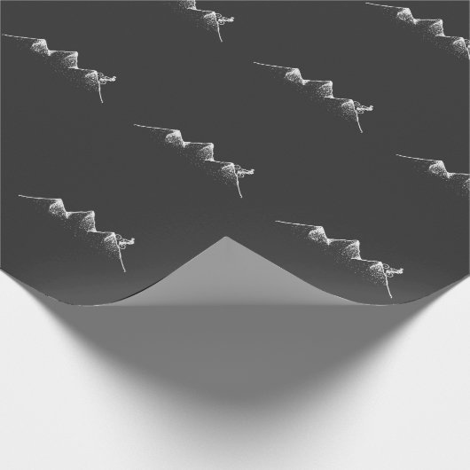 マウンテンバイク自然ダウンヒルサイクリング ラッピングペーパー (角)