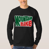 マウンテンバイク露スタイルグラフィック屋外テーマ Tシャツ (正面)
