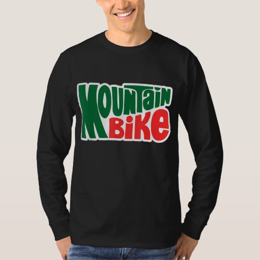 マウンテンバイク露スタイルグラフィック屋外テーマ Tシャツ (正面)