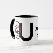 マウンテンバイク、ダウンヒル、バイク マグカップ (正面左)