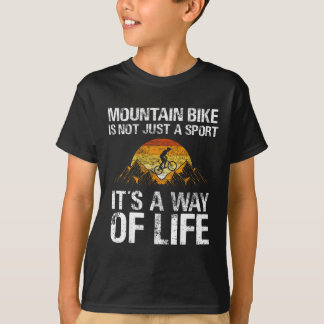 マウンテンバイク ダウンヒル - マウンテンバイク MTB Tシャツ