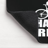 マウンテンバイク ユーモア - 自転車の名言 - おもしろいサイクリング マウスパッド (コーナー)