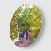 マウンテンバイク ラージ壁時計 (傾斜)