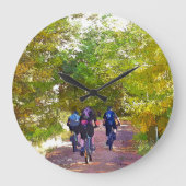 マウンテンバイク ラージ壁時計 (正面)