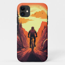 マウンテンバイク ヴィンテージMTB ダウンヒルバイク サイクリング iPhone 11 ケース