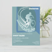 マウンテンバイク MTB イベントのお祝い ご招待 招待状 (スタンド正面)