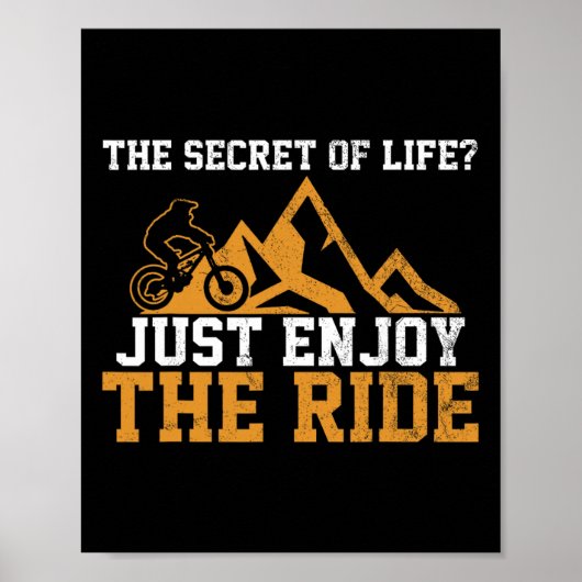 マウンテンバイク - MTB ダウンヒル 自転車 ギフト _1 ポスター (正面)