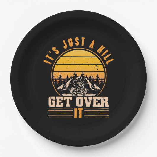 マウンテンバイクIt It It A Hill ペーパープレート (正面)