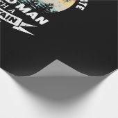 マウンテンバイクmtbの老人 ラッピングペーパー (角)