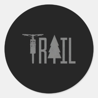 マウンテンバイクMTBダウンヒルサイクリングサイクリングバイクもしくは自転車に乗る人 ラウンドシール