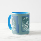 マウンテンバイクMTBマウンテンバイクギフト マグカップ (正面左)