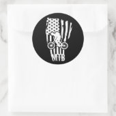 マウンテンバイクmtbライダー ラウンドシール (バッグ)