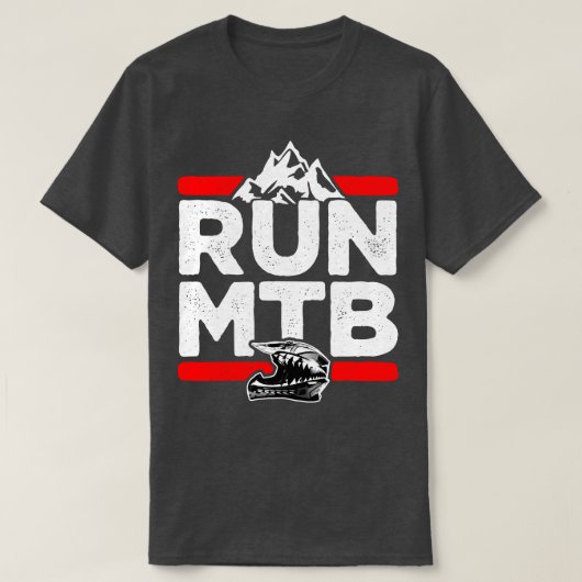 マウンテンバイクMTB Tシャツ (デザイン正面)