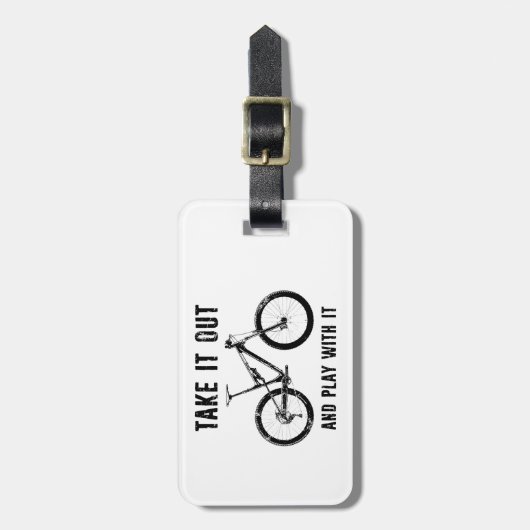 マウンテンバイ遊クで持ち出す ラゲッジタグ (正面縦)