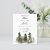 マウンテンバジェット結婚式招待状フライヤー (スタンド正面)