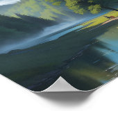 マウンテンバレーランドスケープ ポスター (角)