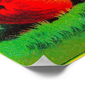 マウンテンバレーApple LabelHamilton, MT ポスター (角)