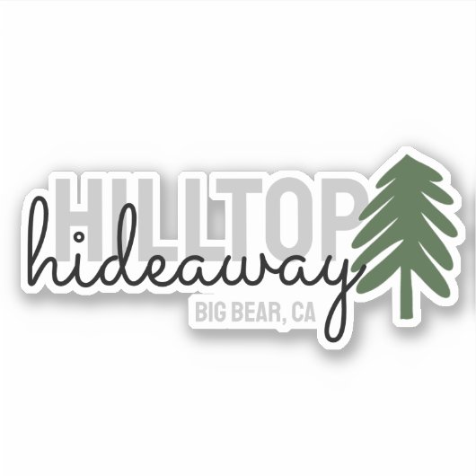 マウンテンパインキャビンレンタルビニール シール (正面)