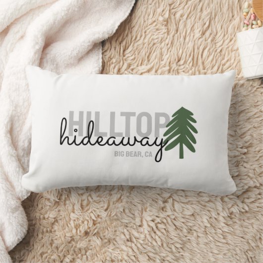 マウンテンパインキャビンレンタル装飾用クッション ランバークッション (ブランケット)