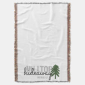 マウンテンパインキャビンレンタル- スローブランケット (正面縦)