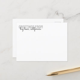 マウンテンパインキャビン休暇レンタル – はがき