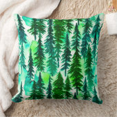 マウンテンパインツリーフォレスト クッション (ブランケット)