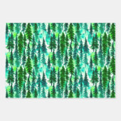 マウンテンパインツリーフォレスト ラッピングペーパーシート (正面)