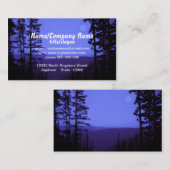 マウンテンパインビジネスカード写真芸術 名刺 (正面/裏面)