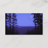 マウンテンパインビジネスカード写真芸術 名刺 (裏面)