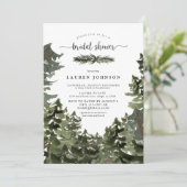 マウンテンパインフォレストウィンターブライダルシャワー 招待状 (スタンド正面)
