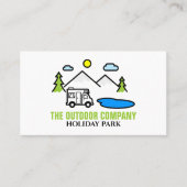 マウンテンパークホリデーパークオーナーマネージャー 名刺 (正面)