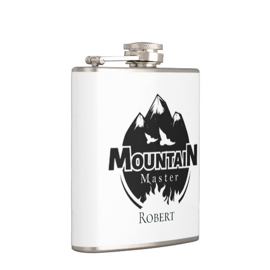 マウンテンパーソナライズされたマスター、ハイカー/バイクもしくは自転車に乗る人 フラスク (右)