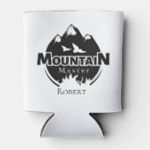 マウンテンパーソナライズされたマスター、ハイカー/バイクもしくは自転車に乗る人 缶クーラー (正面)