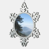 マウンテンビスタ スノーフレークピューターオーナメント (右)