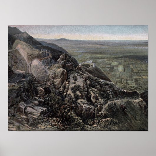 マウンテンビューからの谷 ポスター (正面)