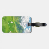 マウンテンビューでかわいいバニーをパーソナライズ ラゲッジタグ (裏面横)