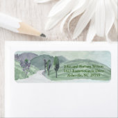 マウンテンビューを差出人住所ラベル ラベル (インサイチュ)