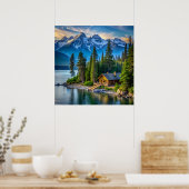 マウンテンビューアートポスター ポスター (キッチン)