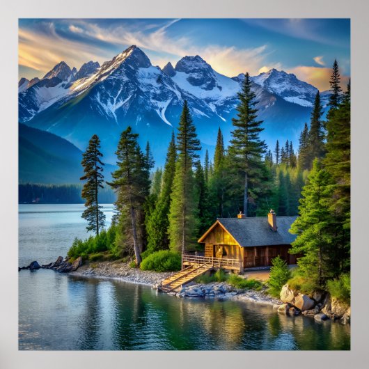 マウンテンビューアートポスター ポスター (正面)