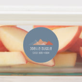 マウンテンビューサークルシール名ラベル ラベル (貼付)