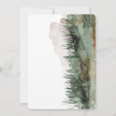 マウンテンビュー結婚の詳細カード セーブザデート (裏面)