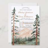 マウンテンビュー結婚式招待状 招待状 (正面)