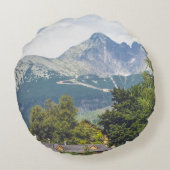 マウンテンビュー装飾用クッション ラウンドクッション (裏面)